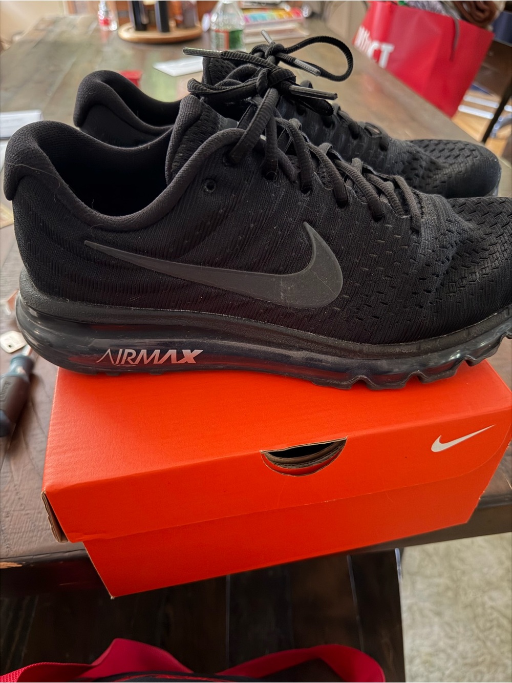 Nike Air Max Men's Black Running Sneakers